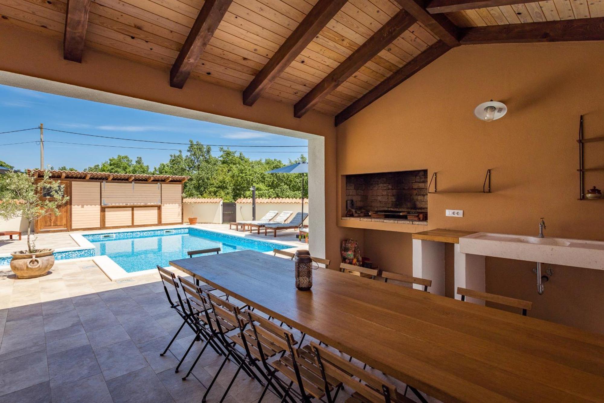 Villa Cirka for 14 persons Svetvinčenat Esterno foto