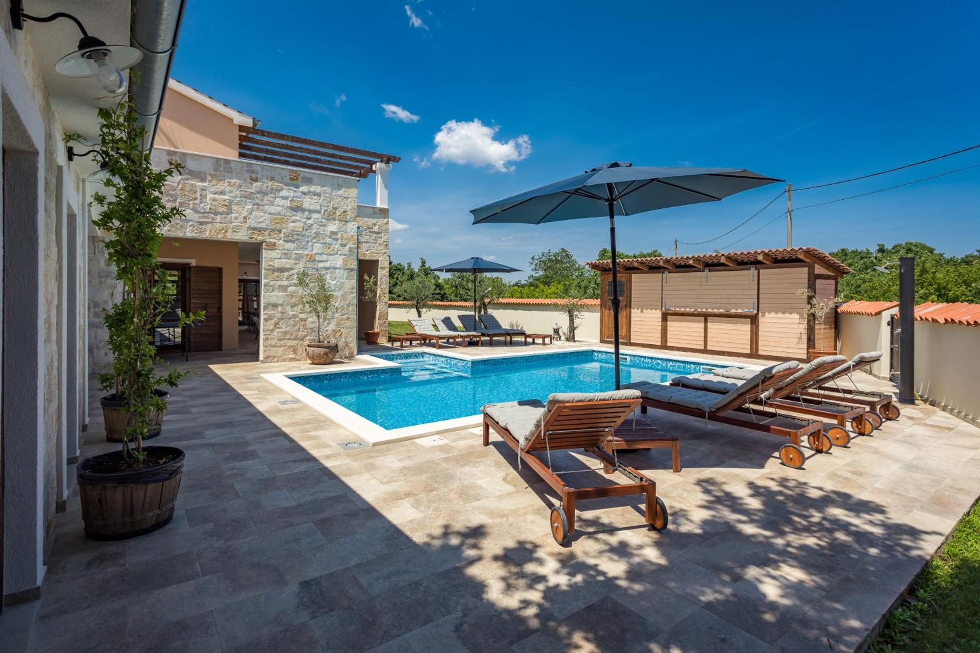 Villa Cirka for 14 persons Svetvinčenat Esterno foto